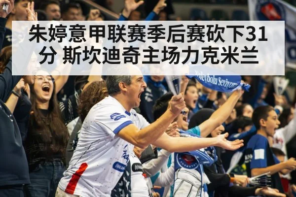 volleyball fans celebrating